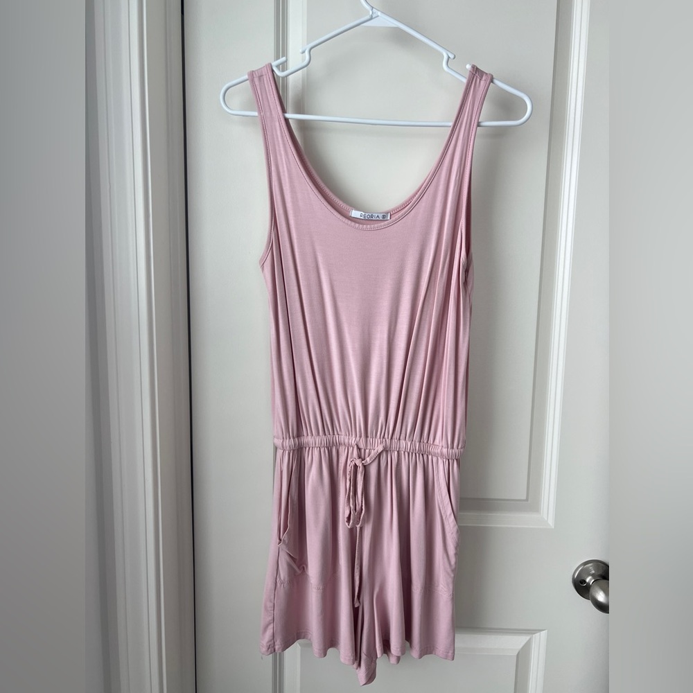 REORIA Sleeveless Tank Top Short jumpsuit Rompers